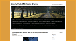 Desktop Screenshot of libertyumc.org